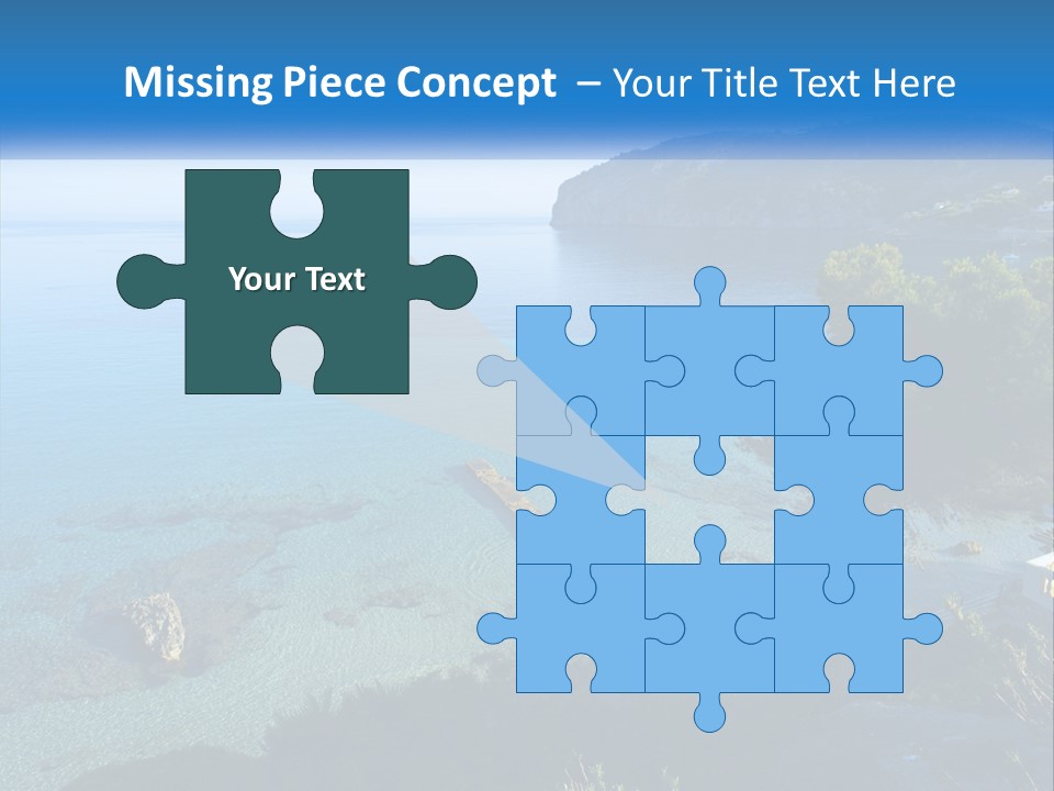 Summer Tranquil Mar PowerPoint Template