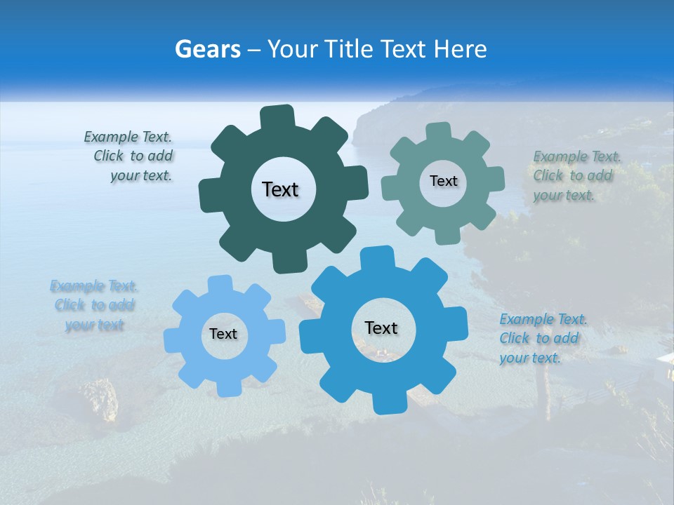 Summer Tranquil Mar PowerPoint Template