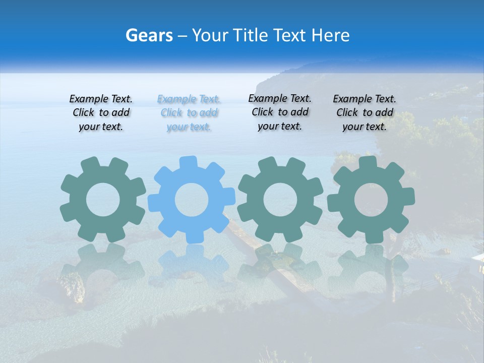 Summer Tranquil Mar PowerPoint Template