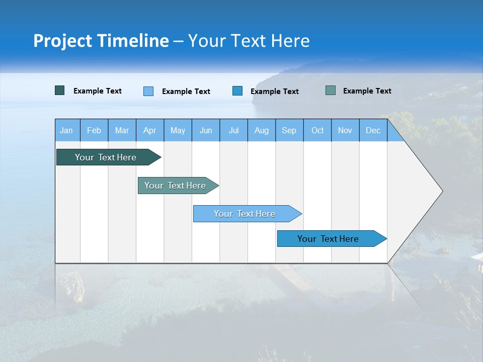Summer Tranquil Mar PowerPoint Template