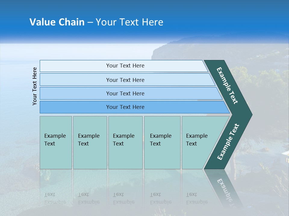 Summer Tranquil Mar PowerPoint Template