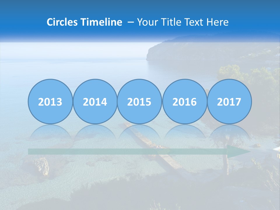 Summer Tranquil Mar PowerPoint Template