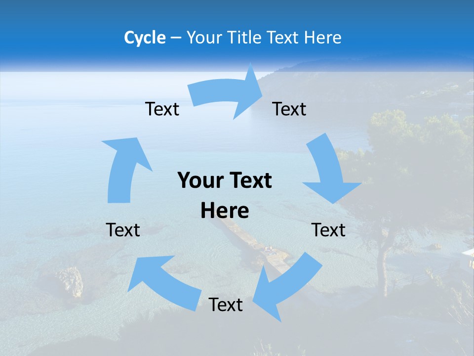 Summer Tranquil Mar PowerPoint Template