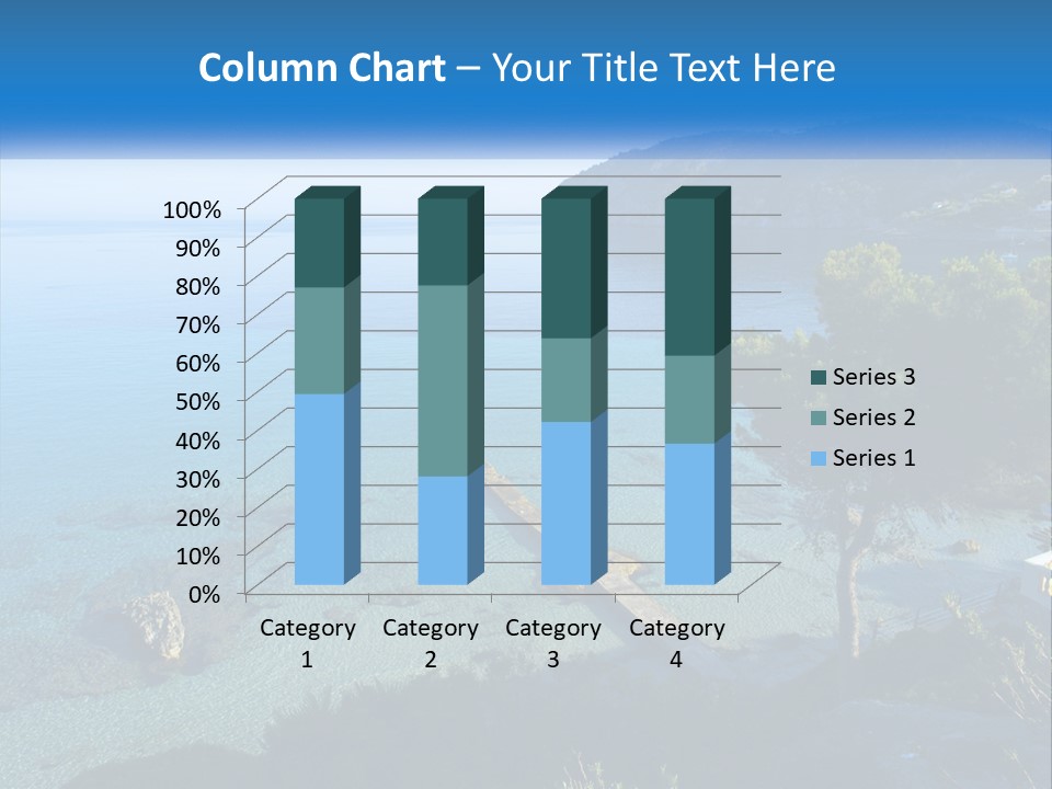Summer Tranquil Mar PowerPoint Template