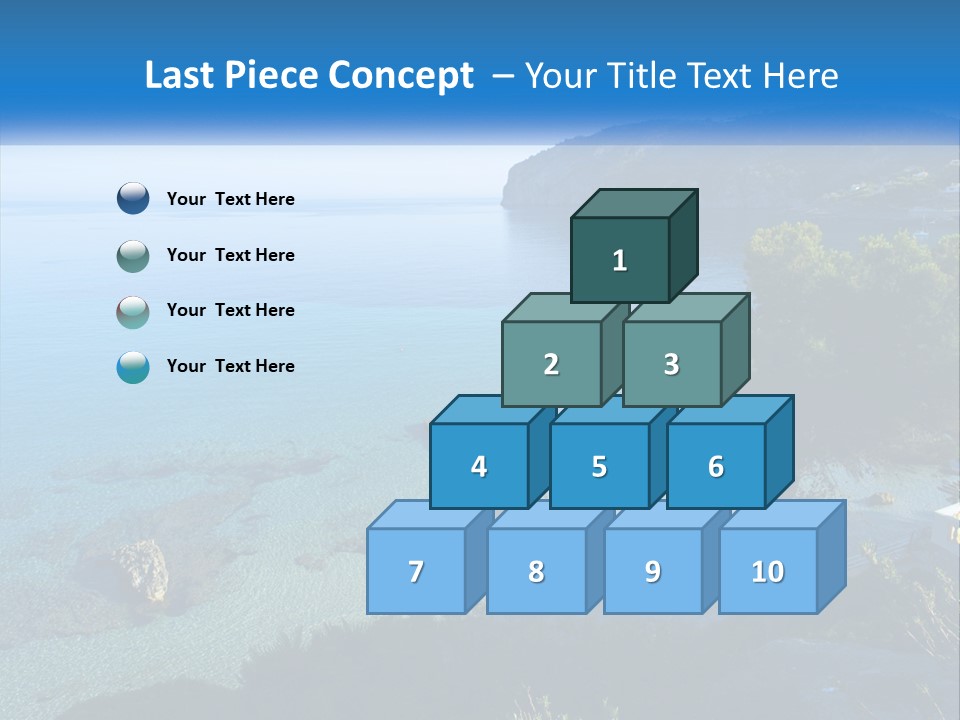 Summer Tranquil Mar PowerPoint Template