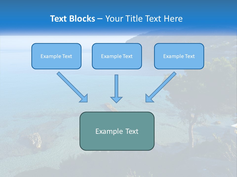 Summer Tranquil Mar PowerPoint Template