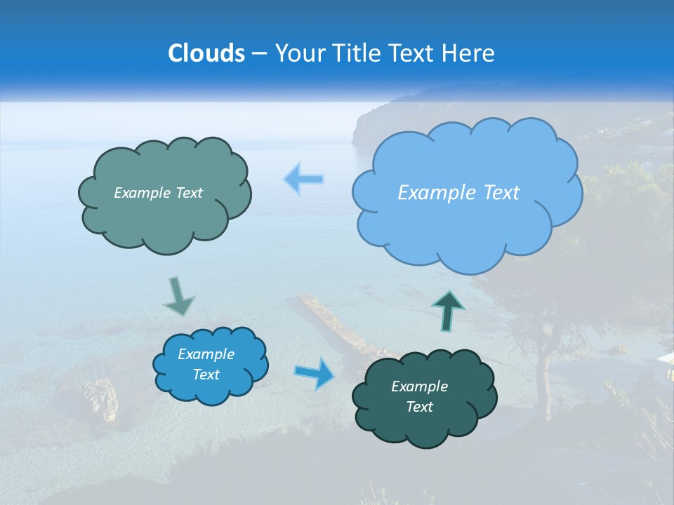 Summer Tranquil Mar PowerPoint Template