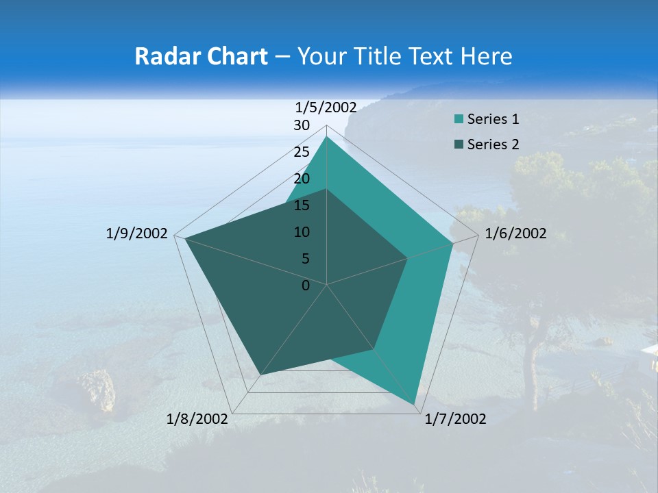 Summer Tranquil Mar PowerPoint Template