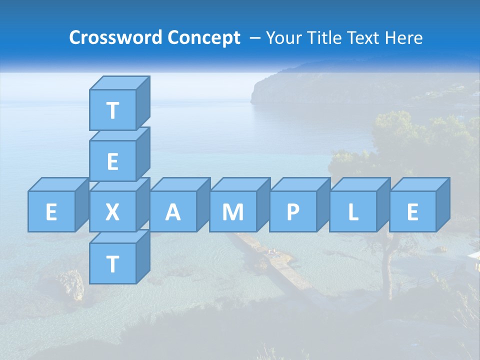 Summer Tranquil Mar PowerPoint Template