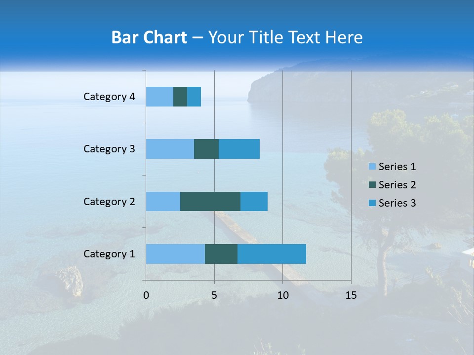 Summer Tranquil Mar PowerPoint Template