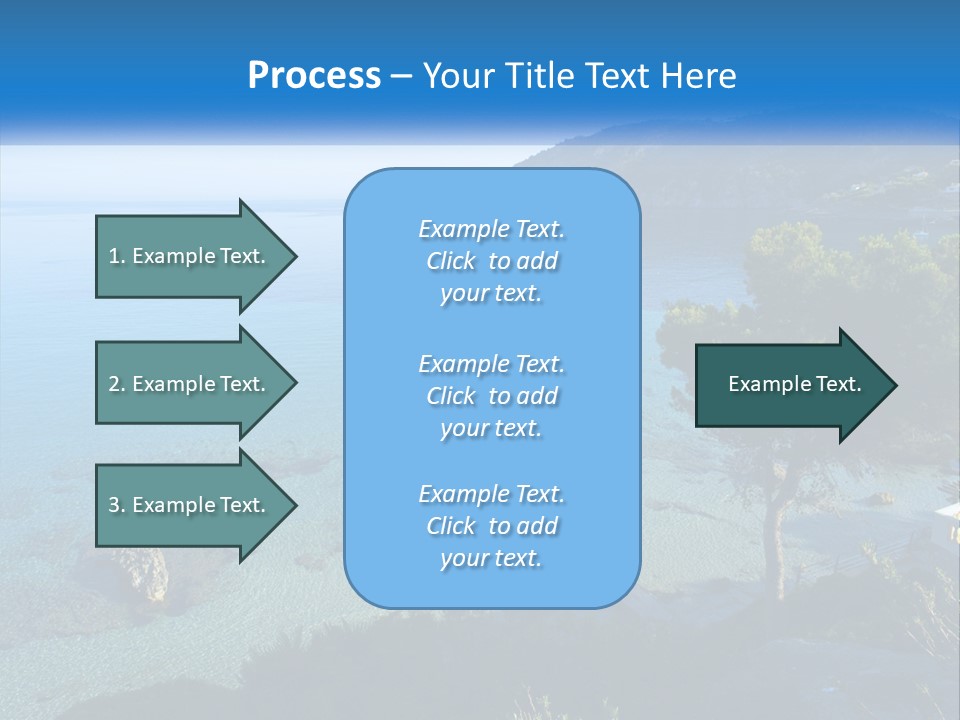 Summer Tranquil Mar PowerPoint Template