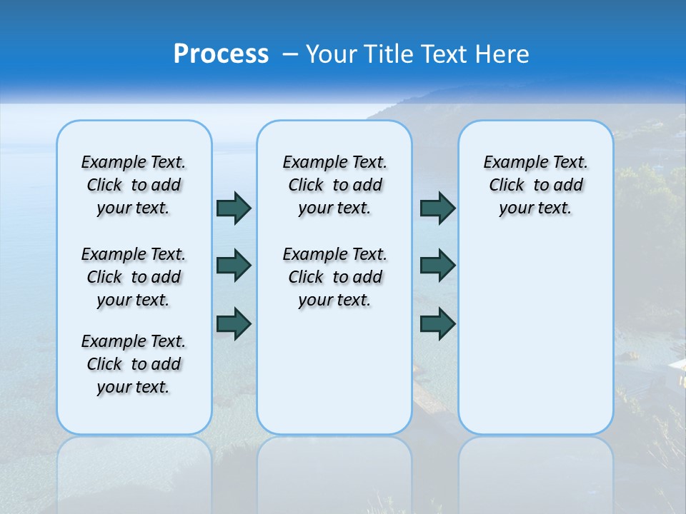 Summer Tranquil Mar PowerPoint Template