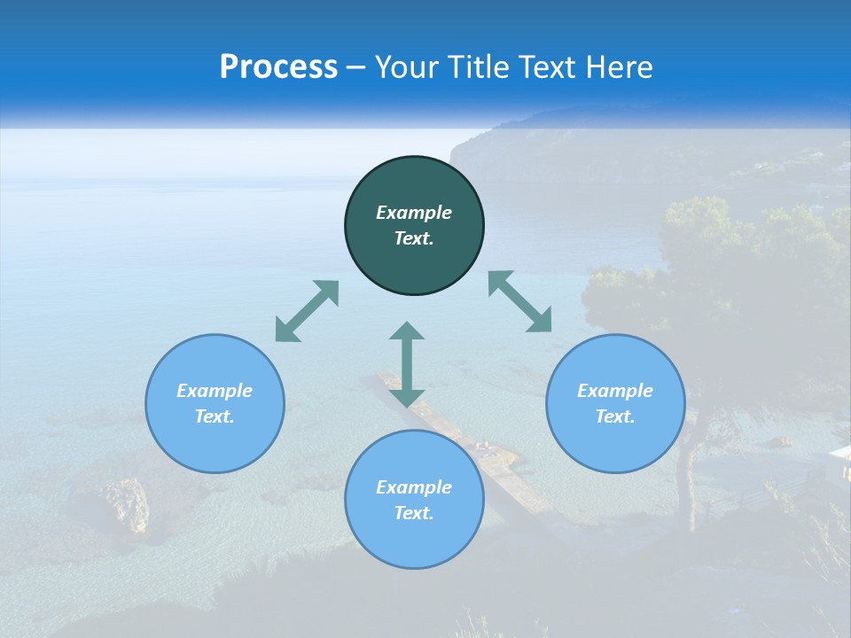 Summer Tranquil Mar PowerPoint Template