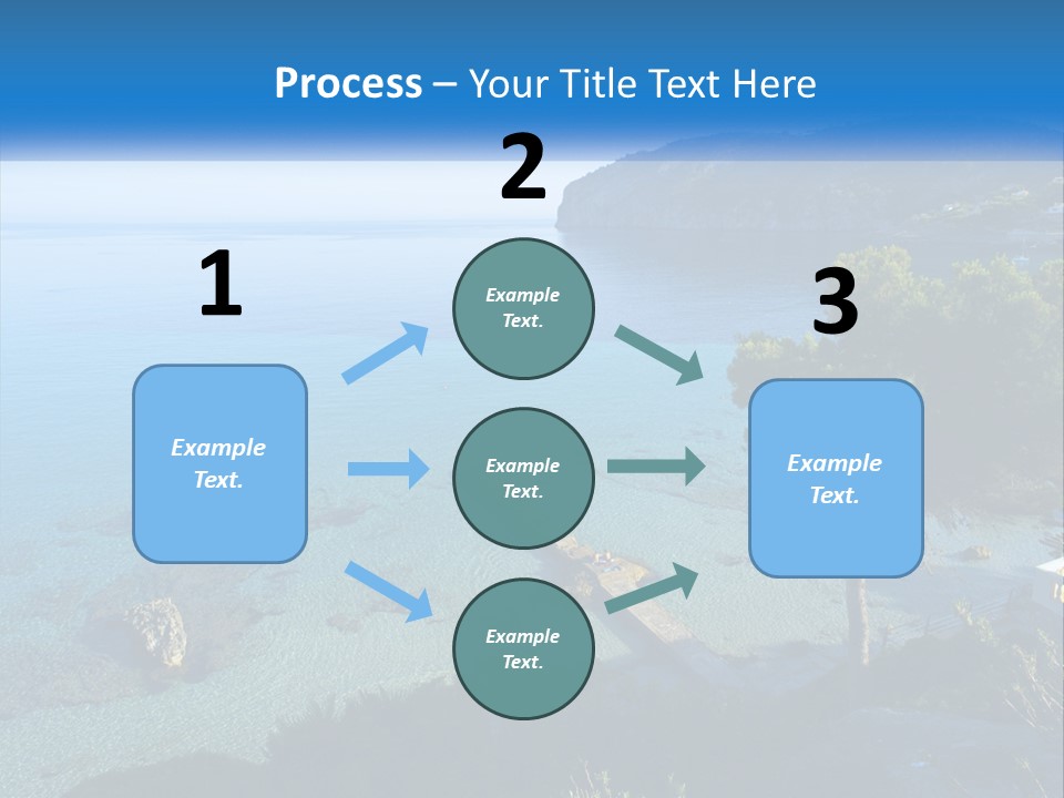 Summer Tranquil Mar PowerPoint Template