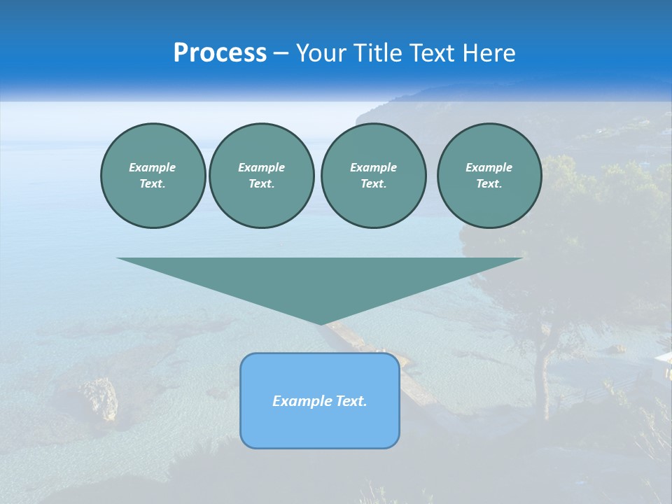 Summer Tranquil Mar PowerPoint Template