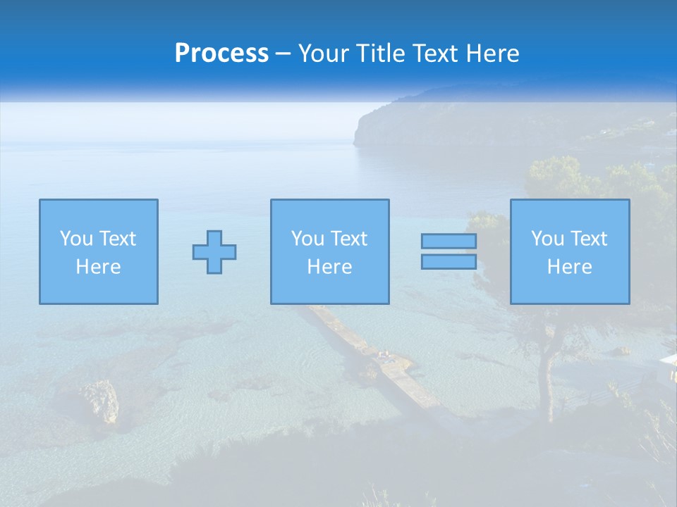 Summer Tranquil Mar PowerPoint Template