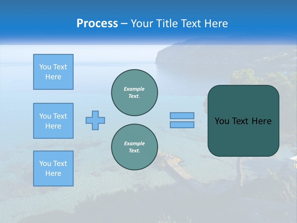 Summer Tranquil Mar PowerPoint Template