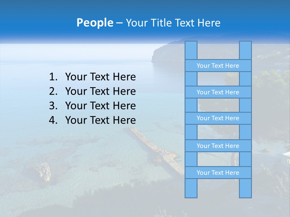 Summer Tranquil Mar PowerPoint Template