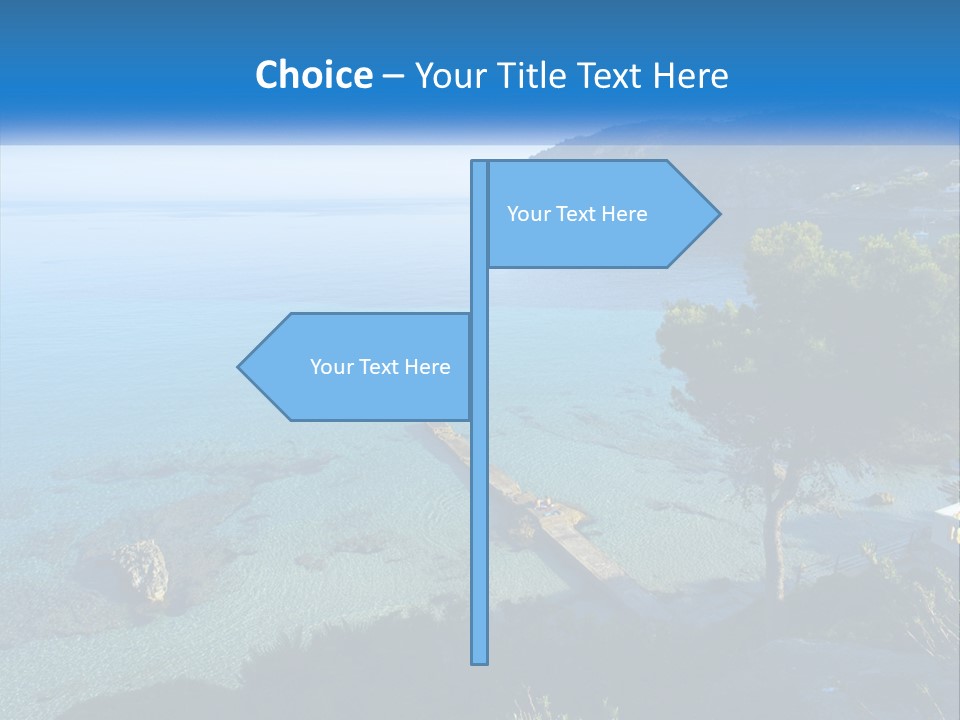 Summer Tranquil Mar PowerPoint Template