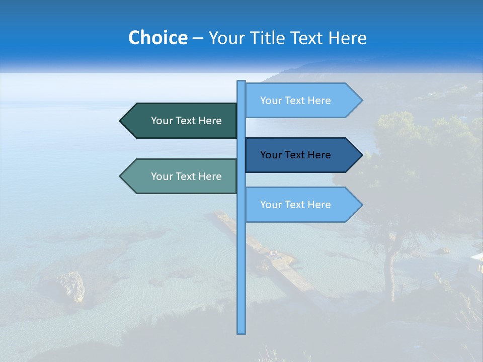 Summer Tranquil Mar PowerPoint Template