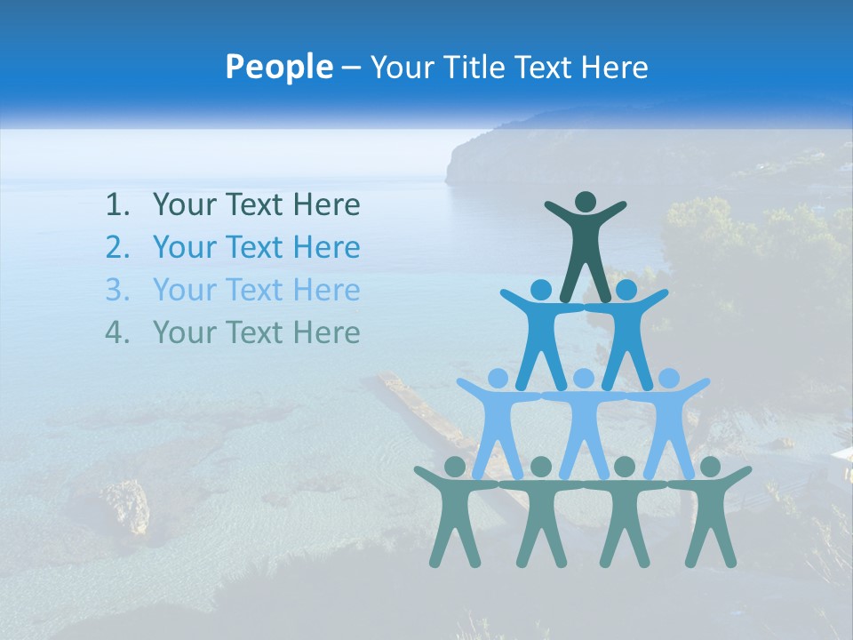 Summer Tranquil Mar PowerPoint Template