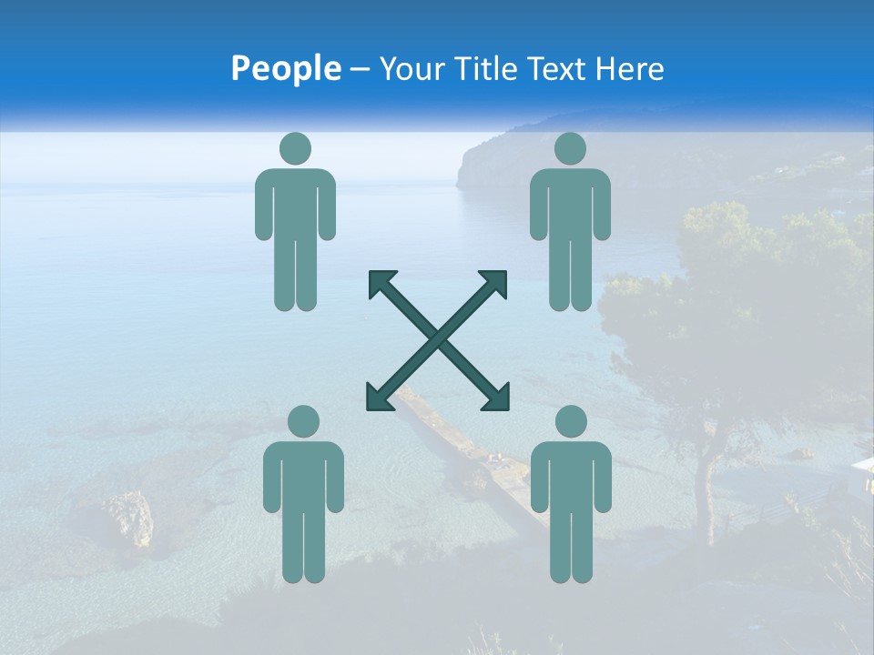 Summer Tranquil Mar PowerPoint Template