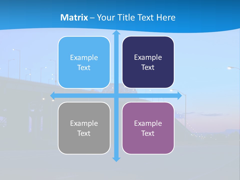Canada Traffic Qew PowerPoint Template