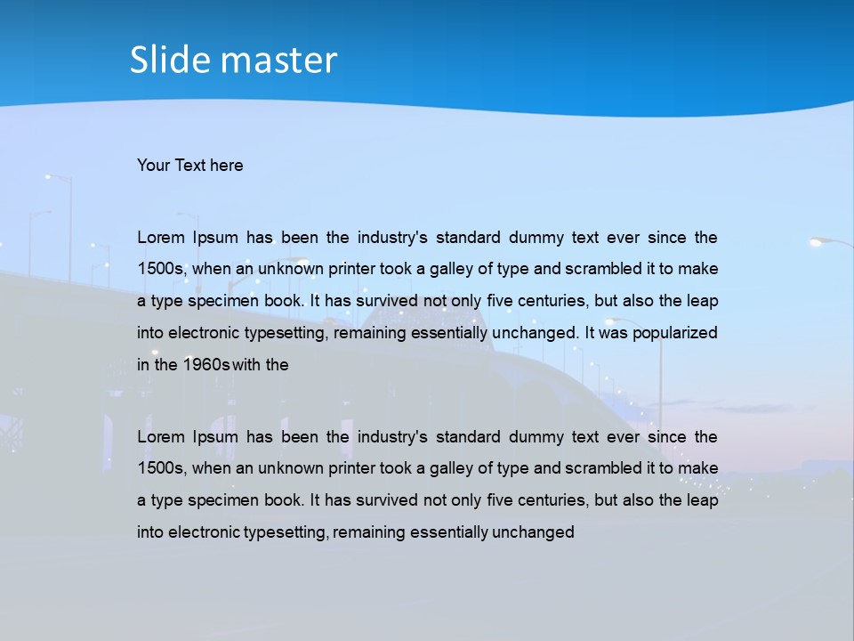 Canada Traffic Qew PowerPoint Template