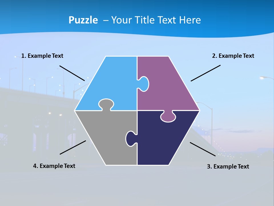 Canada Traffic Qew PowerPoint Template