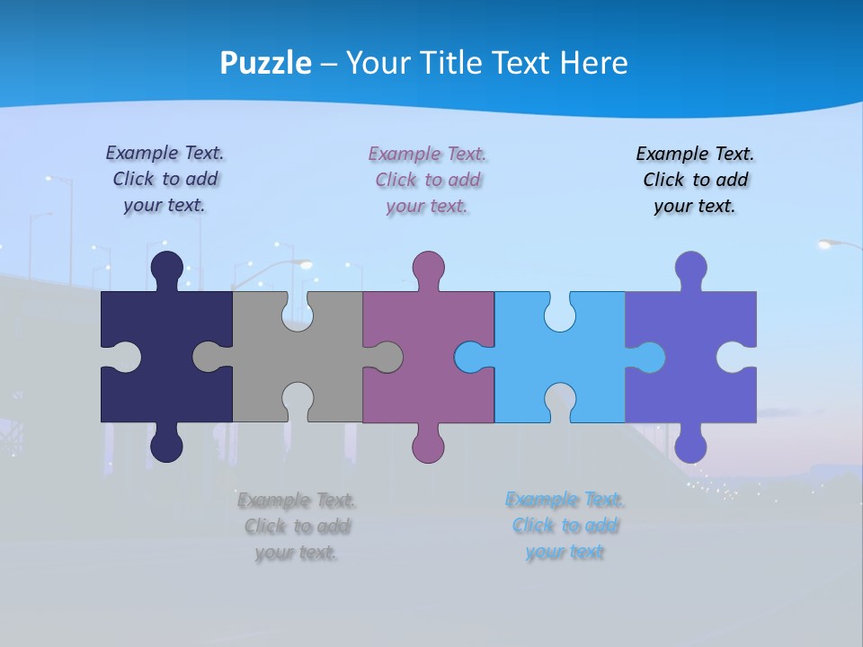 Canada Traffic Qew PowerPoint Template