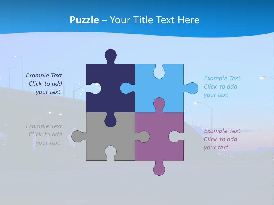 Canada Traffic Qew PowerPoint Template