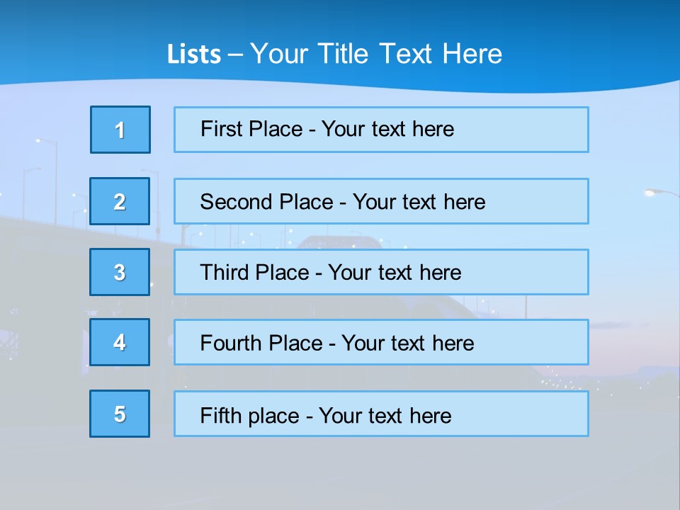 Canada Traffic Qew PowerPoint Template