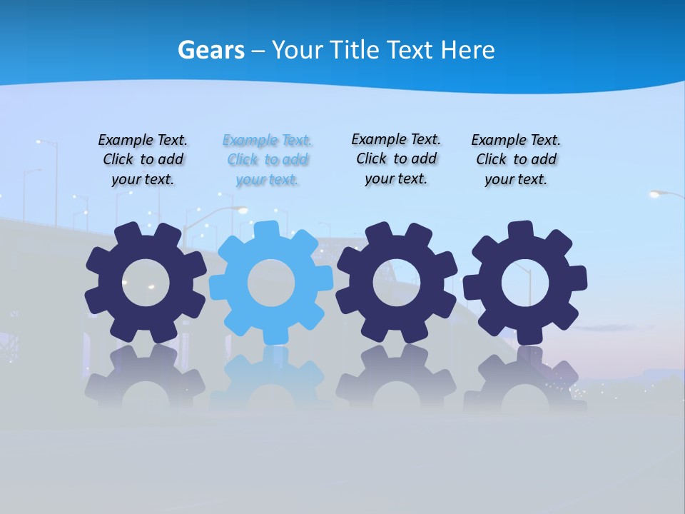 Canada Traffic Qew PowerPoint Template