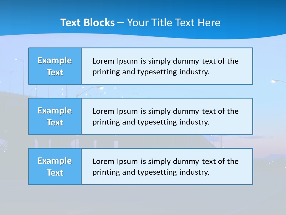 Canada Traffic Qew PowerPoint Template
