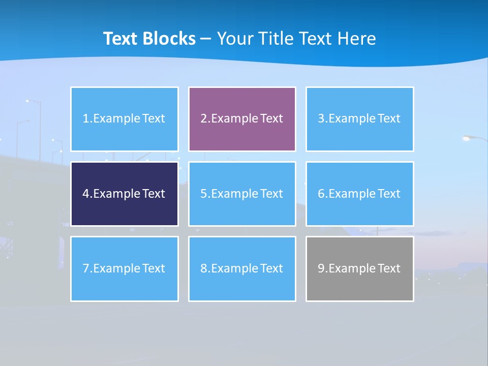 Canada Traffic Qew PowerPoint Template