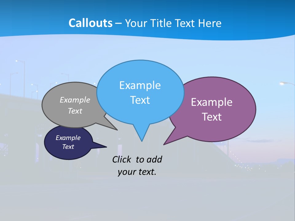 Canada Traffic Qew PowerPoint Template