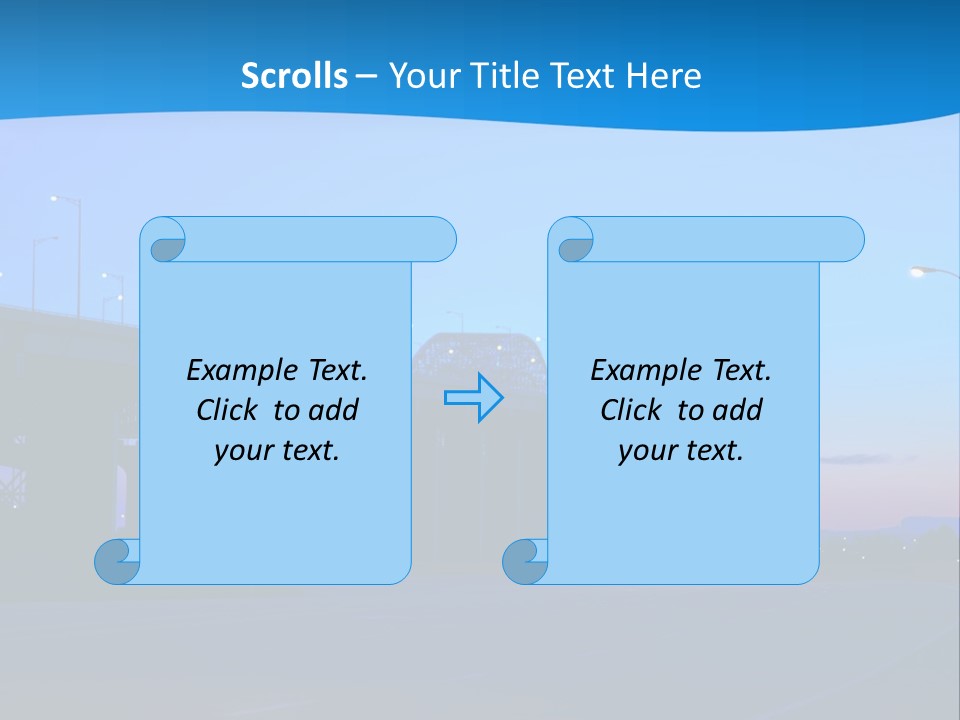 Canada Traffic Qew PowerPoint Template