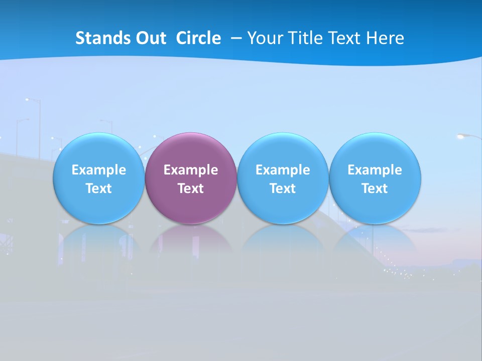 Canada Traffic Qew PowerPoint Template