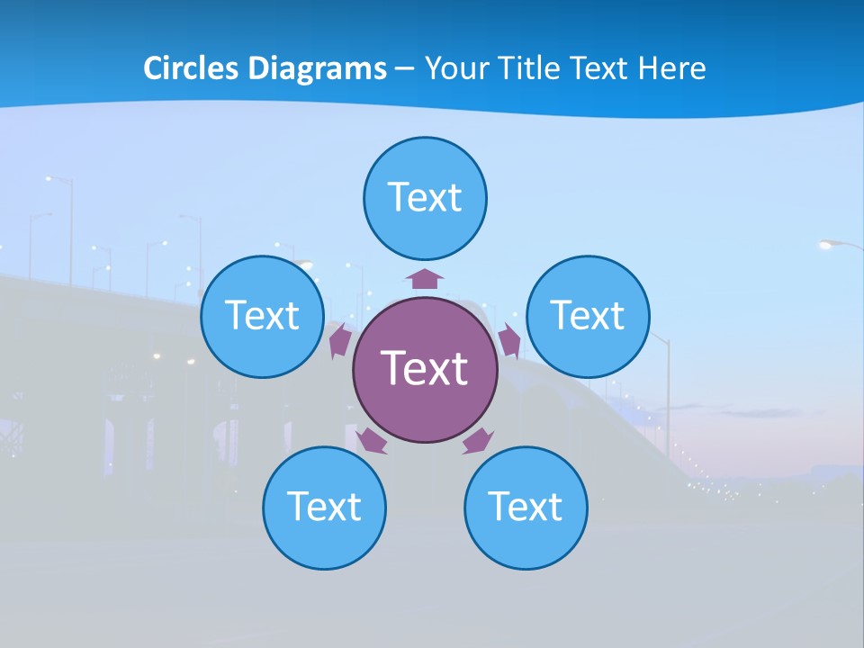 Canada Traffic Qew PowerPoint Template