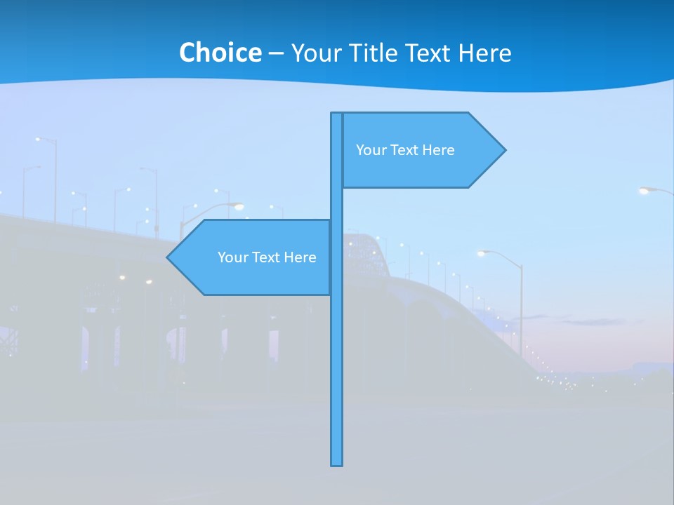 Canada Traffic Qew PowerPoint Template