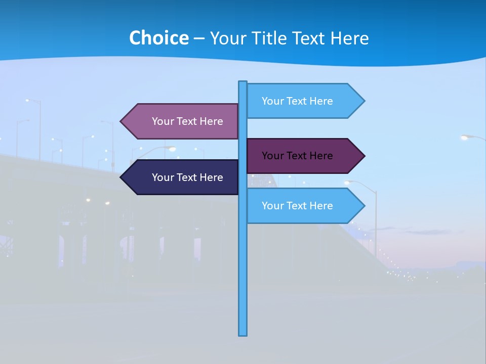 Canada Traffic Qew PowerPoint Template