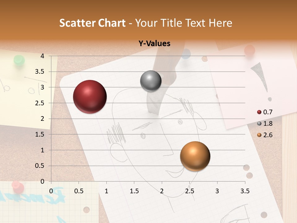 Message Desk Yellow PowerPoint Template