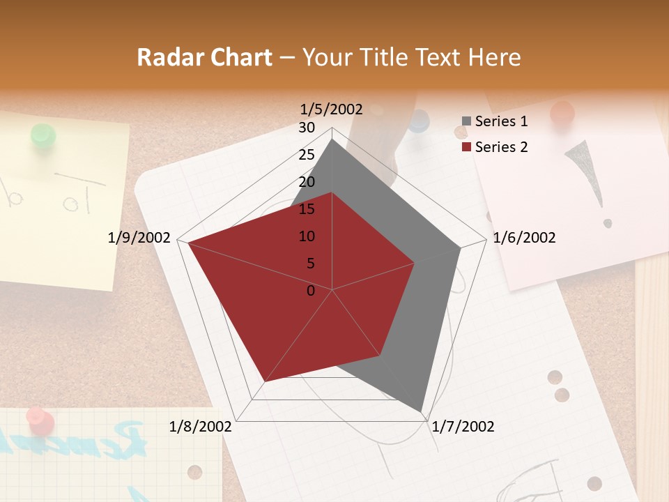 Message Desk Yellow PowerPoint Template