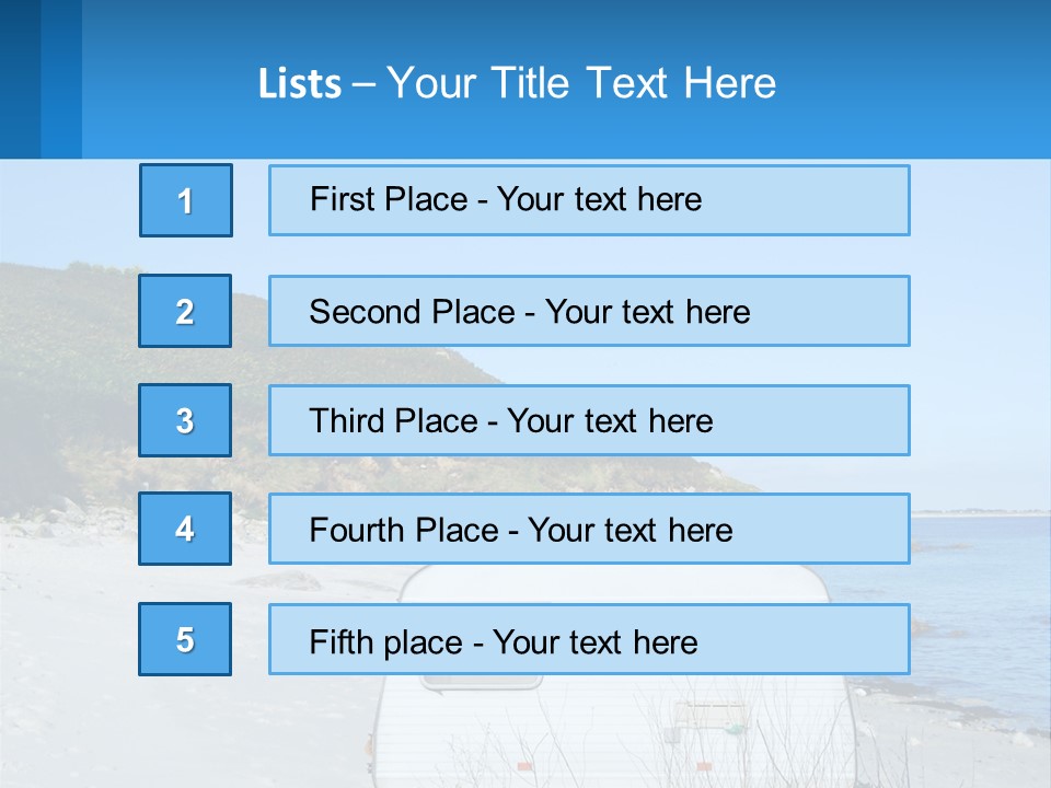 Sea Home Vacation PowerPoint Template