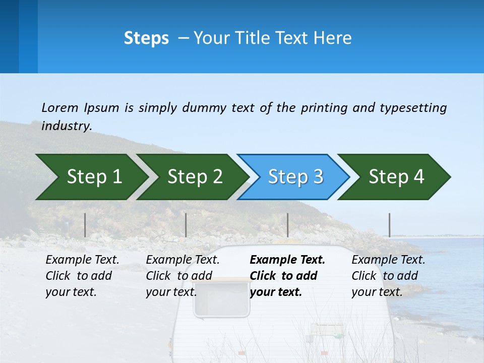 Sea Home Vacation PowerPoint Template
