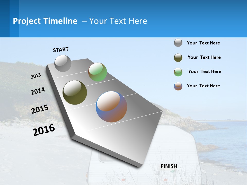 Sea Home Vacation PowerPoint Template