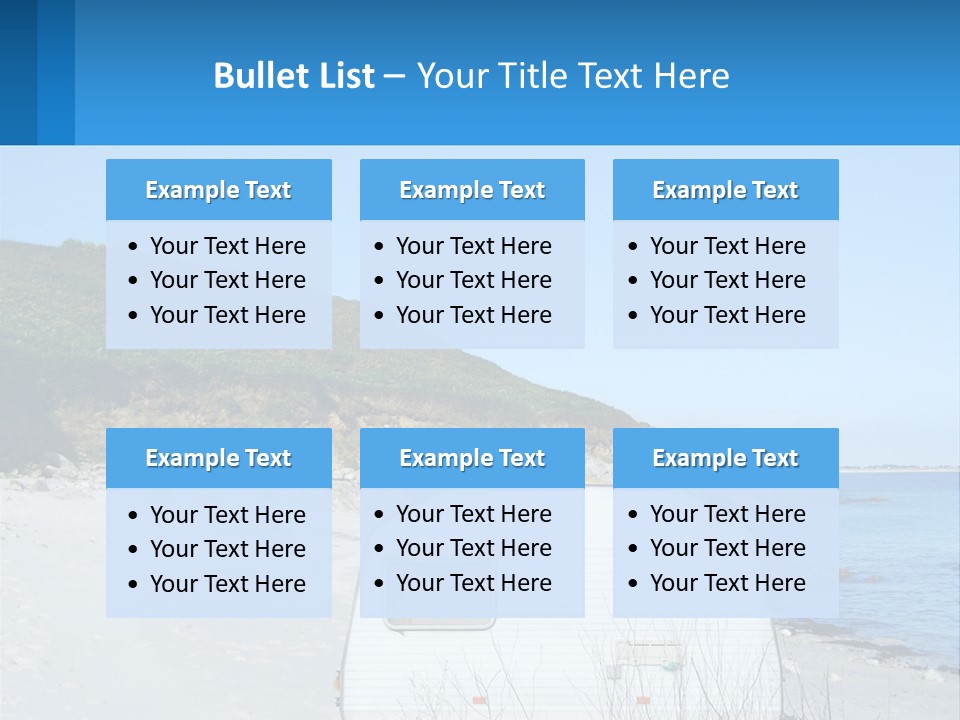 Sea Home Vacation PowerPoint Template