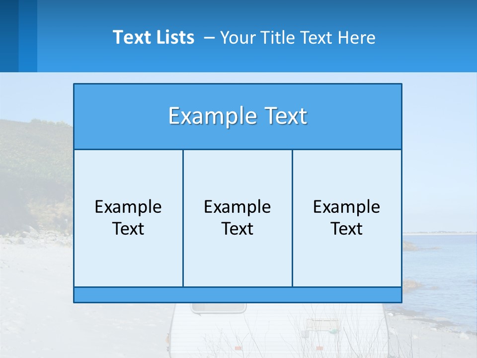 Sea Home Vacation PowerPoint Template