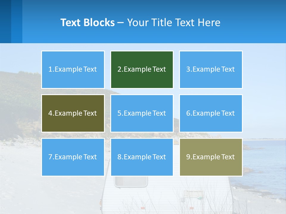 Sea Home Vacation PowerPoint Template