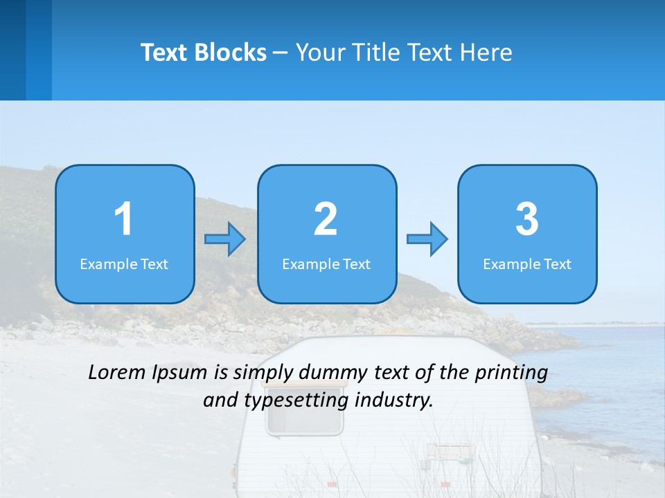 Sea Home Vacation PowerPoint Template